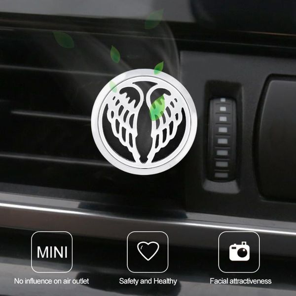 

car air freshener women accessories fragrance for auto interior decoration 30mm zinc alloy diffuser solid jewelry gift