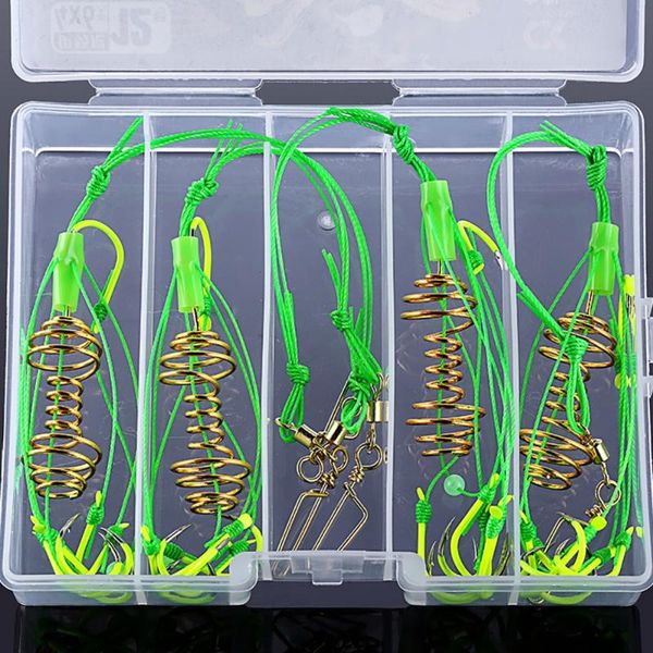 

fishing hooks arrivals explosion baits cage sea monsters with six strong carbon steel plastics bomb box packing bait hook
