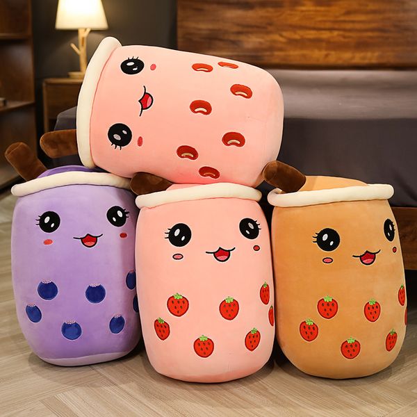 

cute plush toys bubble tea plush pillow stuffed funny fruit milk tea cushion soft toys for girls kids birthday gifts decoration