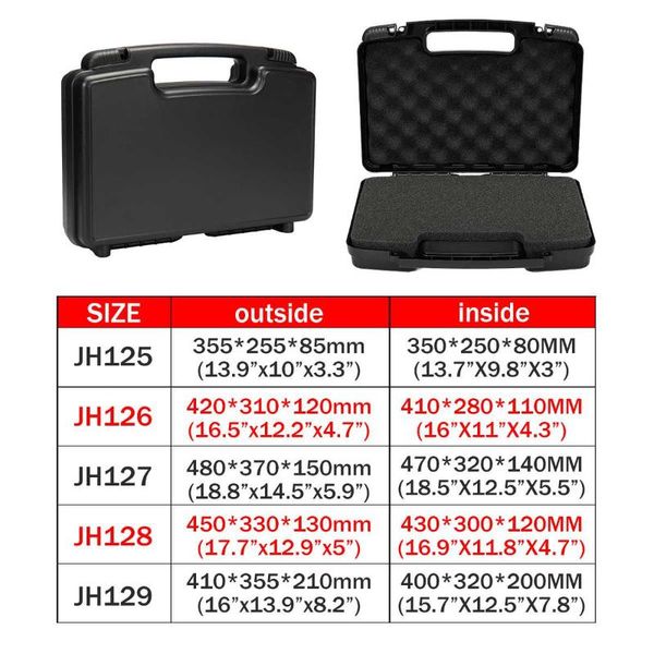 

tool organizers 410x355x210mm 5 sizes multifunctional hardware toolbox plastic box instrument case portable storage equipment