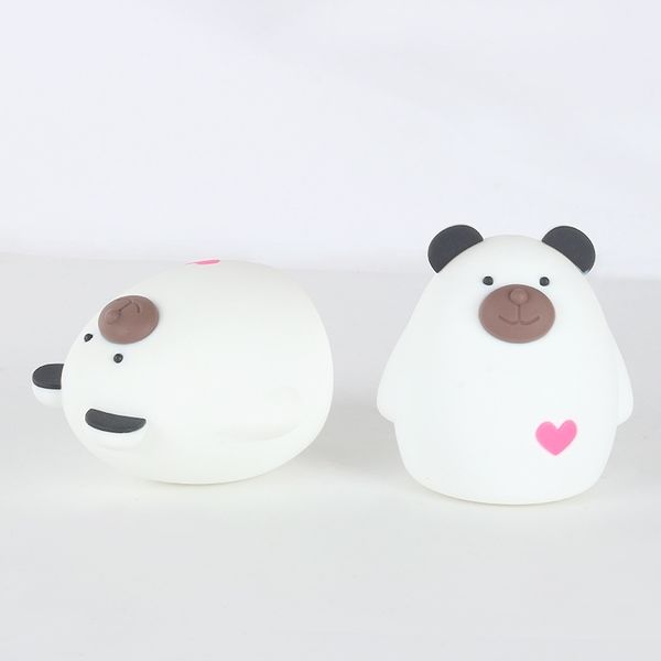 

pat bear colorful cartoon touch led silicone little night pat the bedside light