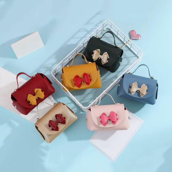 

gift wrap creative colorful pu leather portable bag bowknot candy box coin purse jewelry packaging wedding pouch