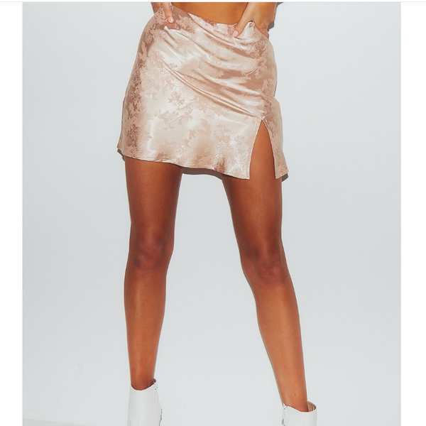 

skirts 2021 women's summer fashion half-length skirt solid color a-line satin high waist zipper slim female split fork mini, Black