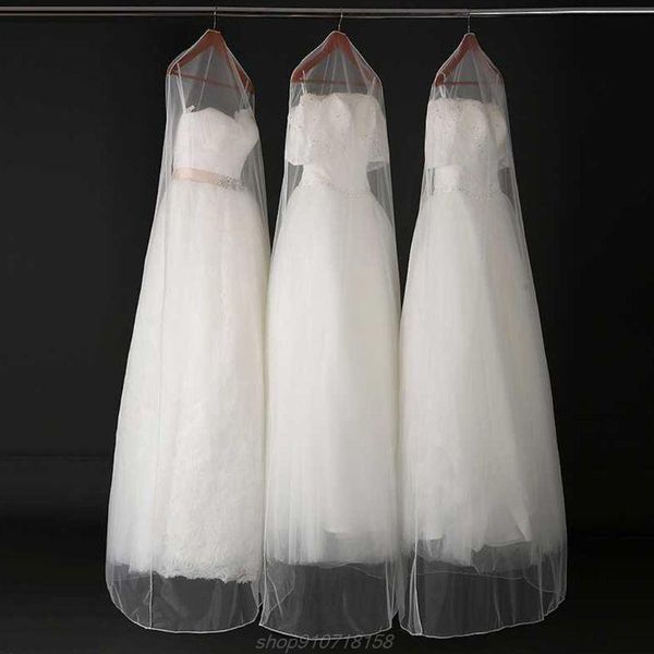 

clothing & wardrobe storage 160/180cm extra large soft cloth wedding dress dustproof cover pullover thin bride gown bag d22 20 drop