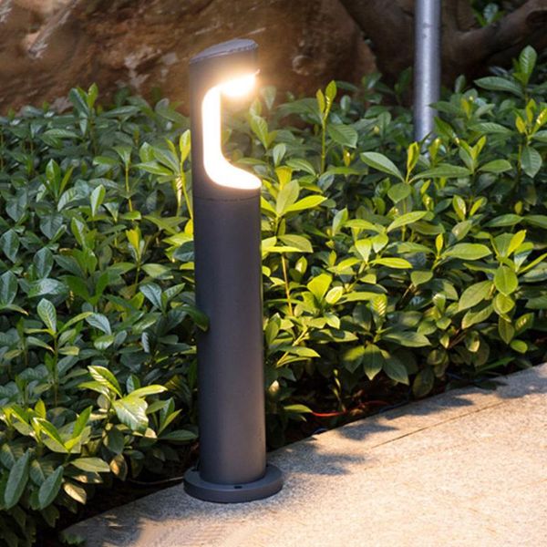 

thrisdar 7w 60cm outdoor garden pillar light villa park lawn stand post lamps landscape pathway patio bollard