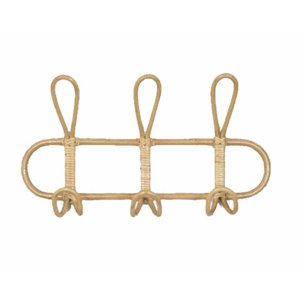 

rattan wall hooks garments organizer rack,clothes hat hanging hook hanger u90a hangers & racks