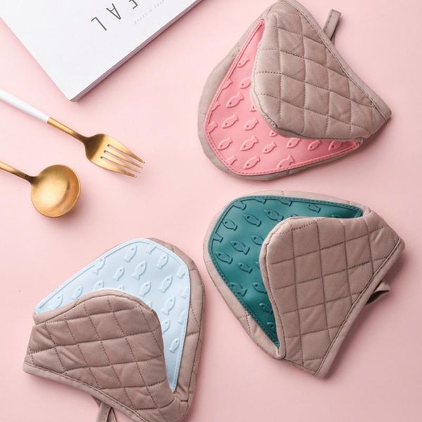 

oven mitts silicone anti-scalding gloves potholder kitchen insulation tray dish bowl holder cooking microwave