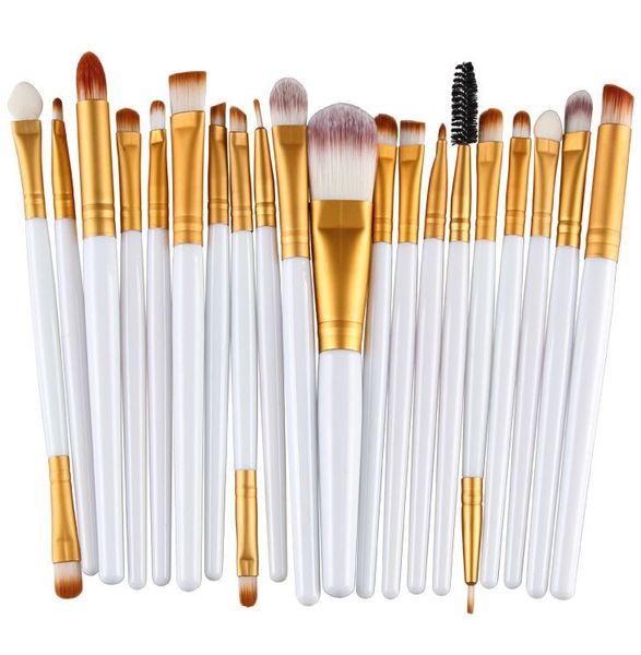 AAA1 Fast ship 20Pcs Soft Makeup Brushes Professional Cosmetic Make Up Brush Tool Kit Set 1set