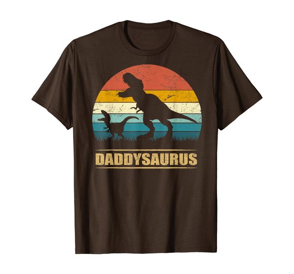 

funny daddy dinosaur t shirt, daddysaurus fathers day shirts, White;black