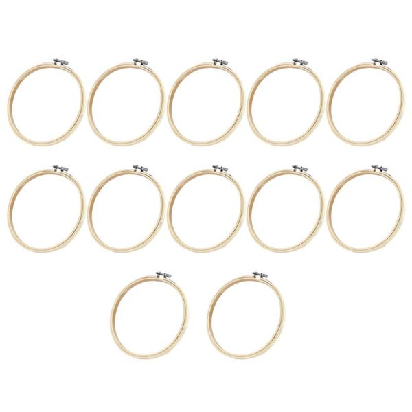 

other arts and crafts 12pcs embroidery hoops bamboo frames adjustable circles