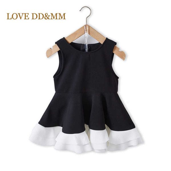 

love dd&mm girls dresses autumn kids holiday clothes costumes princess vest dress sweet party fancy vestidos 210715, Red;yellow