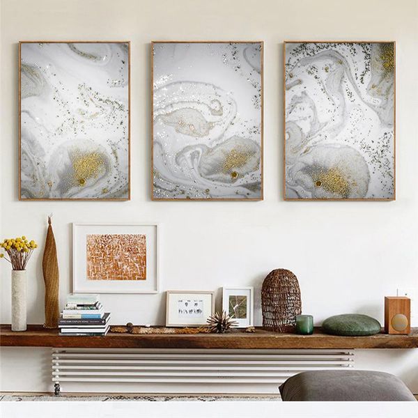 

bright golden luxury painting home decor wall art picture modern poster and print gold sand canvas for living room paintings