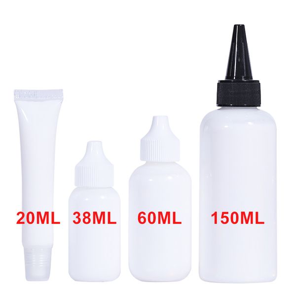 

20/38/60/150ml no label waterproof lace wig bonding glue hair extension invisible adhesive glue for toupee frontal 1622, Black;brown