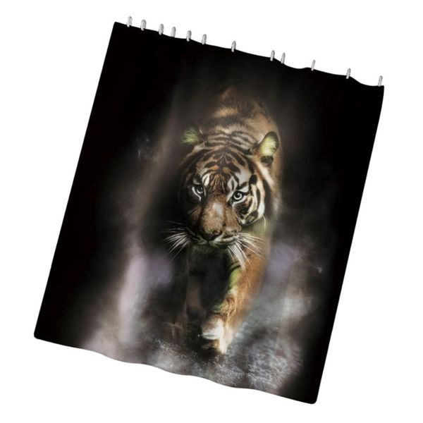

tiger pattern curtain home decor waterproof bathroom shower curtains for