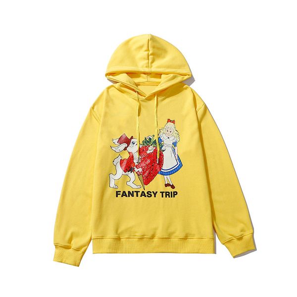 

fashion mens hoodie 20ss vintage stylish long sleeve polo hoodies men women sweatshirt pullover coat comfortable breathable casual hoodie, Black