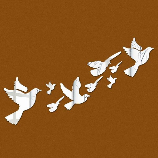 

wall stickers large animal limited time-limited 3d home decoration diy mirror acrylic sticker modern