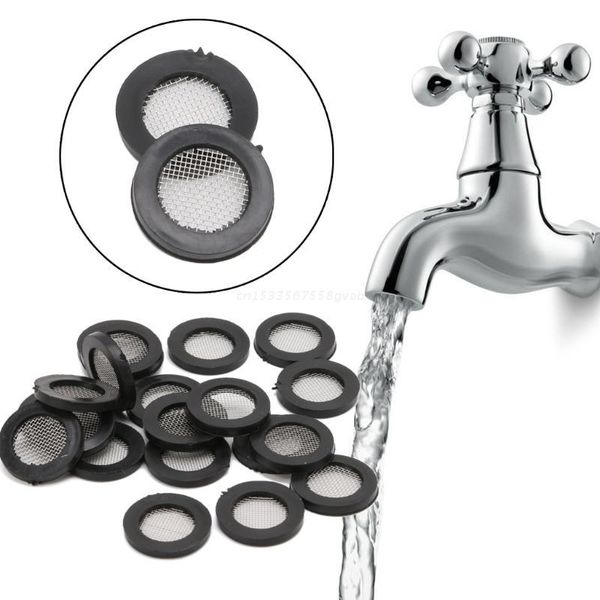 

kitchen faucets 20pcs seal o-ring hose gasket flat rubber washer filter net for faucet grommet dropship
