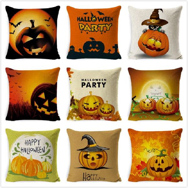 

cushion/decorative pillow halloween pumpkin cover cushion case pillowcase decorative pillows square covers for sofa