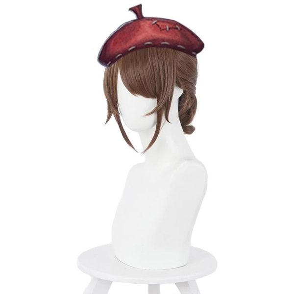 

other event & party supplies anime characters cosplay wig game identity brown short ponytail heat-resistant synthetic hair halloween costume
