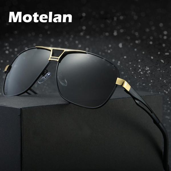 

men polarized rectangle metal sunglasses male driving polarised eyewear classic pilot style uv400 sun glasses 8521, White;black