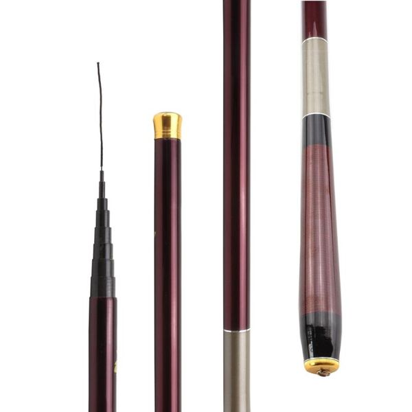 

3.6-7.2m carbon carp fishing rod fish hand ultra lightweight fiberpole stream pole set boat rods