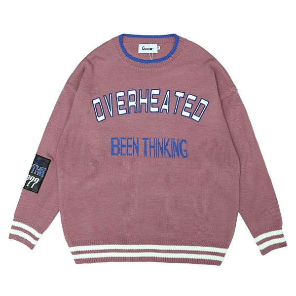 

sweaters vintage pink fashion designer oversized woman blue sweaters winter women's clothes 2021 sweater woman's chandails top, White;black