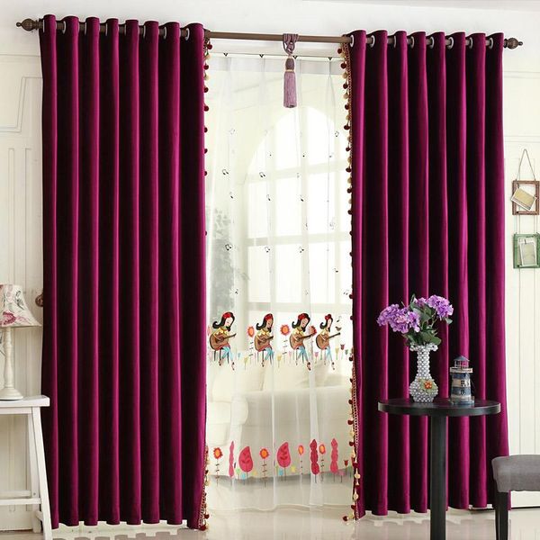 

curtain & drapes custom curtains high-grade korean princess sweet girl child embroidered pink dream blackout tulle n180