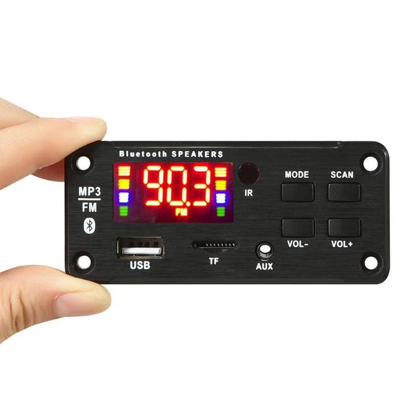 

& mp4 players dc 12v 50w mp3 decoder board bluetooth v5.0 car player usb recording module fm aux radio for speaker handsfree