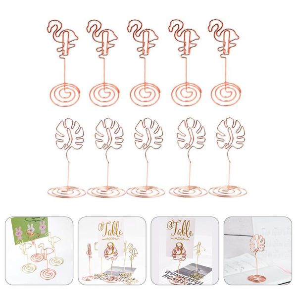 

craft tools 1 set 10pcs table holder stands memo clips po message holders