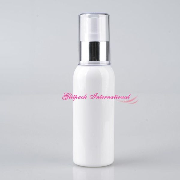 

storage bottles & jars 100ml white and clear plastic cosmetic pet refillable perfume