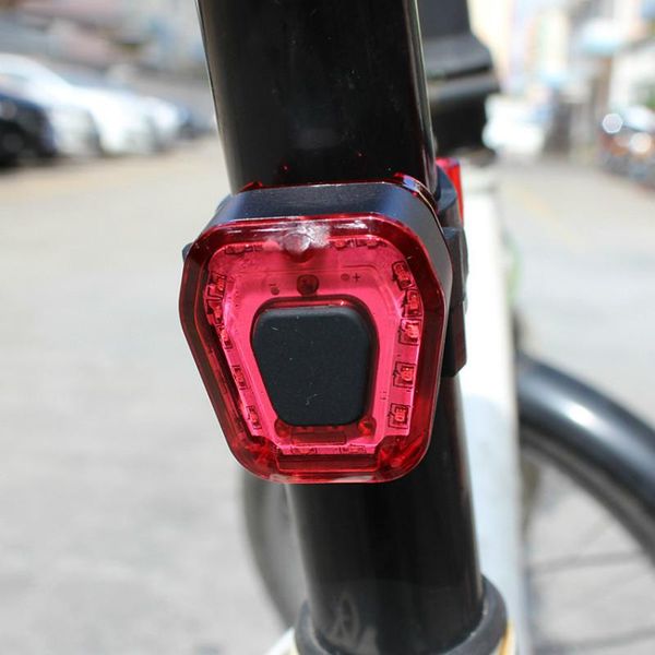 

bicycle tail lamp cycling rear light usb charging mini flash taillight safety warning lights mtb back bike