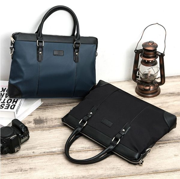 2 Bilder Herren-Luxus-Laptop-Taschen, große Kapazität, einzelne Umhängetasche, modische Handtasche für Damen, Business-Designer, Herren-Aktentasche, 15 Zoll