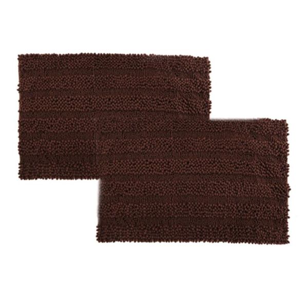 

bath mats rugs set of 2 non slip for bathroom machine wash and dry super soft