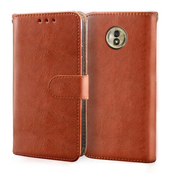 

luxury leather case for moto g5 g5s g6 g7 e4 e5 e6 plus play flip wallet card stand and silicone cover phone cell cases