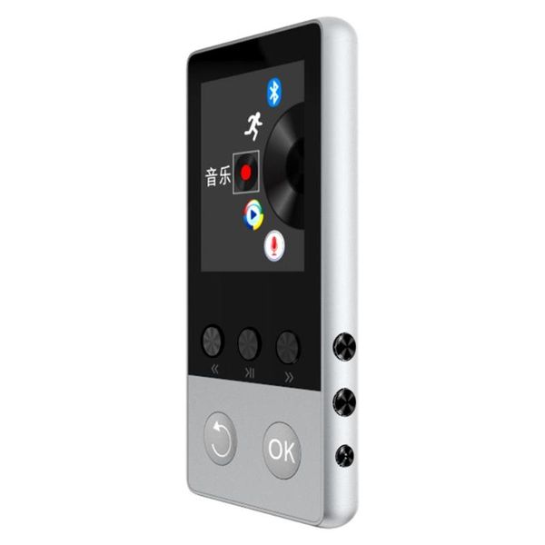 

& mp4 players 1.8 inch screen bluetooth mp3 music led video player fm reader metal hifi sports multi languages car walkman