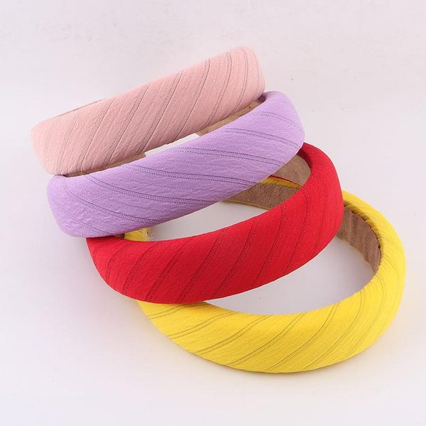 

hair clips & barrettes juansha sponge headband fashion simple fabric pattern hoop ladies beach party traveling bridal 905, Golden;silver