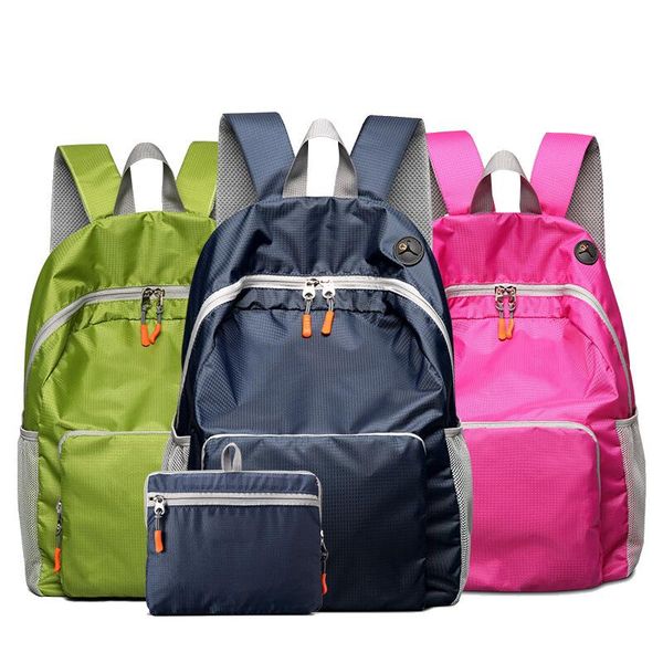 

backpack travel folding men's and women's large capacity nylon waterproof outdoor sports bag fashion hiking
