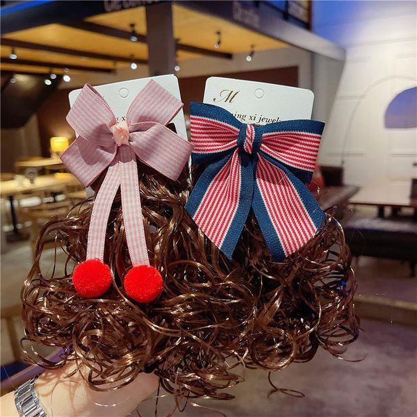 

oaoleer fashion kids headwear hair accessories colorful butterfly bow wigs clip princess ornament headband clips, Slivery;white