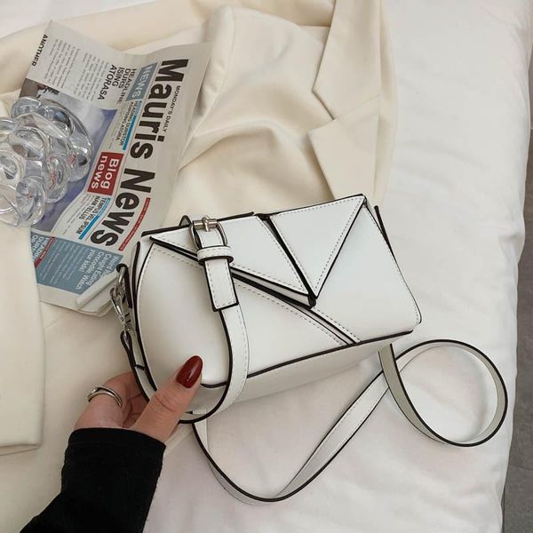 

evening bags fashion square thread design shoulder for women 2021 solid color designer handbag shopper female crossbody bag