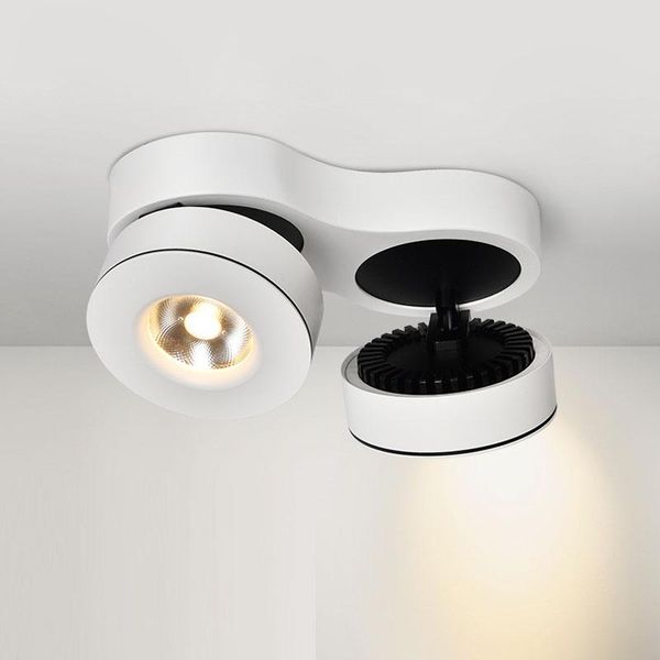 

nordic 12w*2pcs cree led wall mounted exhibition hall aisle window adjustable spotlight creative spotlights