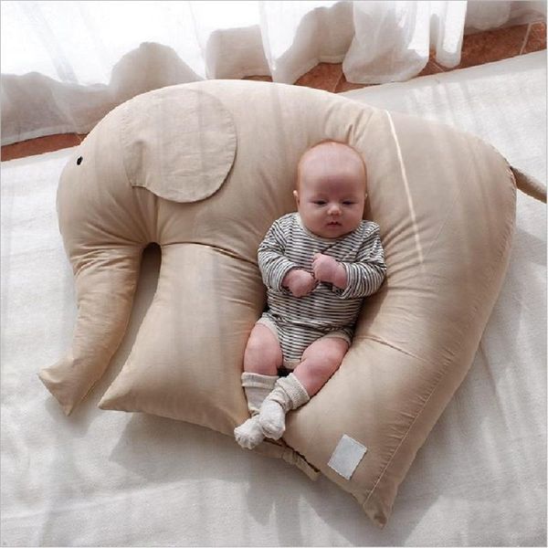

pillow yincoo cute elephant toy big doll soft cushion sleeping body throw animal baby shower gift infant po shooting props