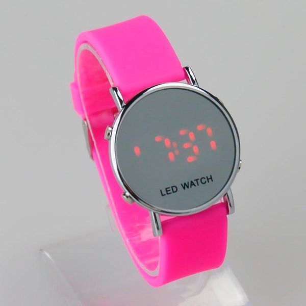 

wristwatches cartoon watch boy girl gift christmas puzzle electronic toys children projection led digital men women kids reloj mujeres, Slivery;brown