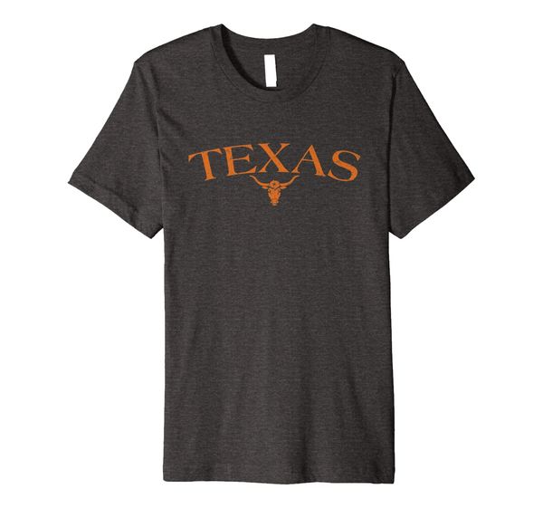 

vintage big texas longhorn bull t-shirt, White;black
