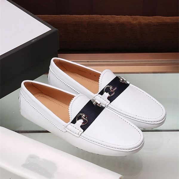 

plus size 38-46 british shoe men formal loafers men office shoes coiffeur leather shoes men classic blue wedding dress shoes, Black