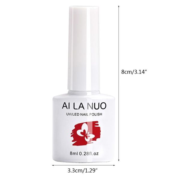 

nail gel quail egg art polish soak off eggshell base uv nails tips varnish, Red;pink