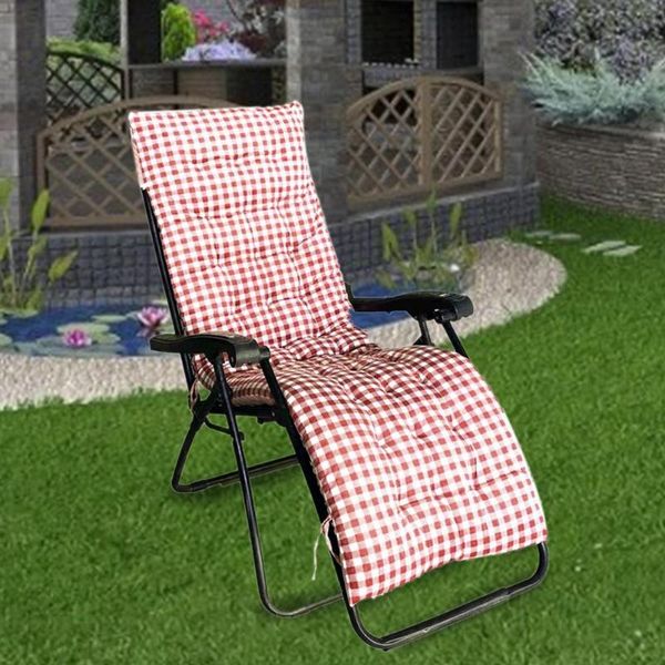 

cushion/decorative pillow recliner cushion soft comfortable replacement pad with non-slip cover rocking chair seat mat for garden courtyard