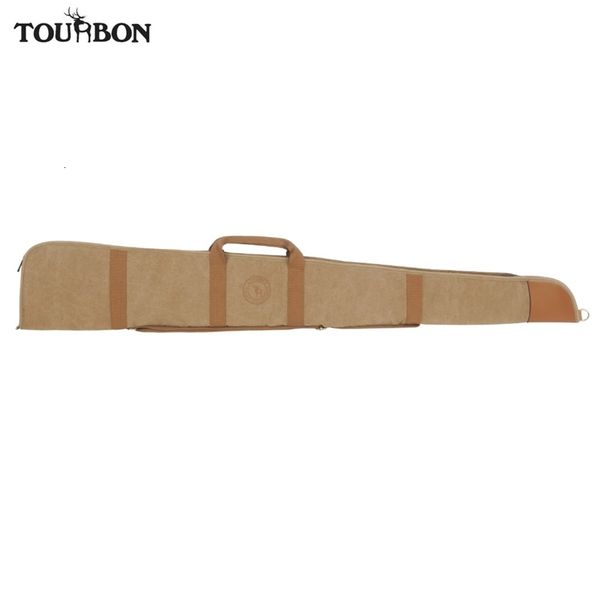 

tourbon hunting gun accessories tactical sun case fleece padded slip airsoft carrying bag canvas pouch 134cm