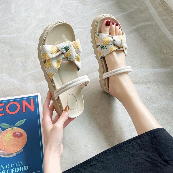 

shoes house slippers platform med slipers women shale female beach luxury slides 2021 sabot designer soft flat rome pu basic, Black