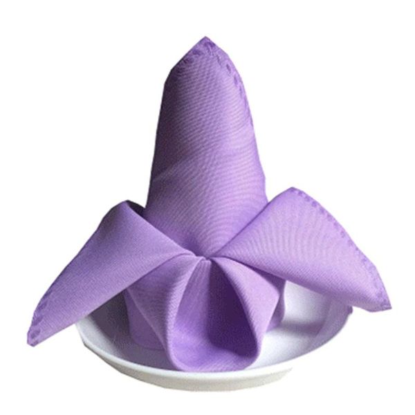 

table napkin 10pcs ceremony quick-dry placemats wear resistant celebration machine washable wedding banquet square dinner cloth