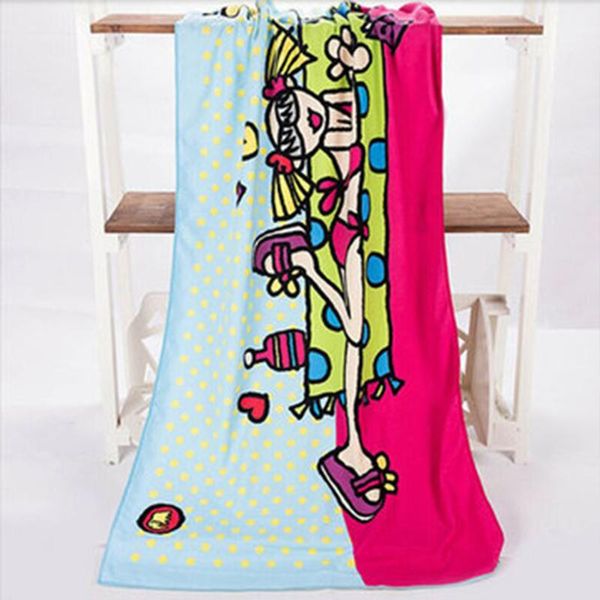 

towel 70x140cm absorbent microfiber beach towels design print quick dry bath